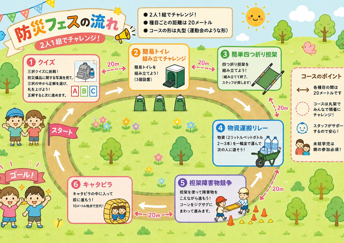 防災フェスの流れ